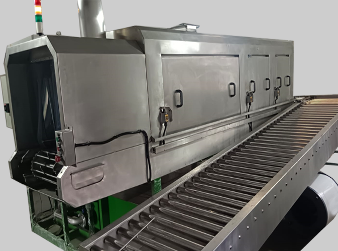 Conveyorised Type Crate / Bin Cleaning Machine with Return Conveyor